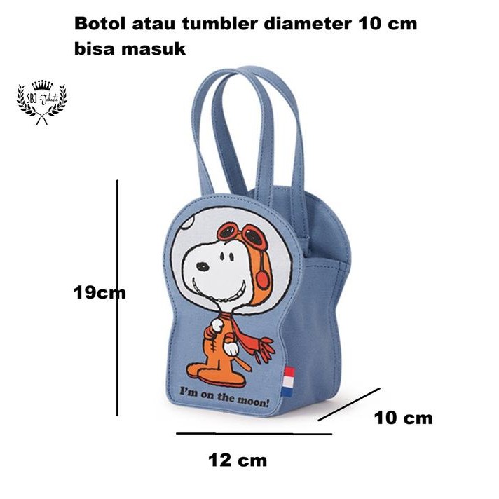Tas botol termos tumbler sarung botol minum tali pendek DIAMETER BESAR
