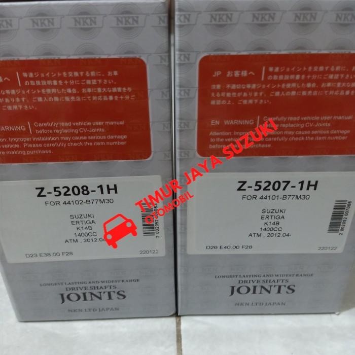 Cv Joint Dalam Ertiga Matic Nkn Sparepart Suzuki