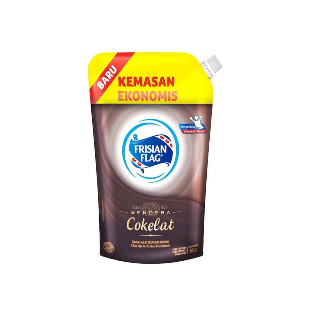 

Frisian Flag Krimer Kental Manis Cokelat Pouch 545 gram