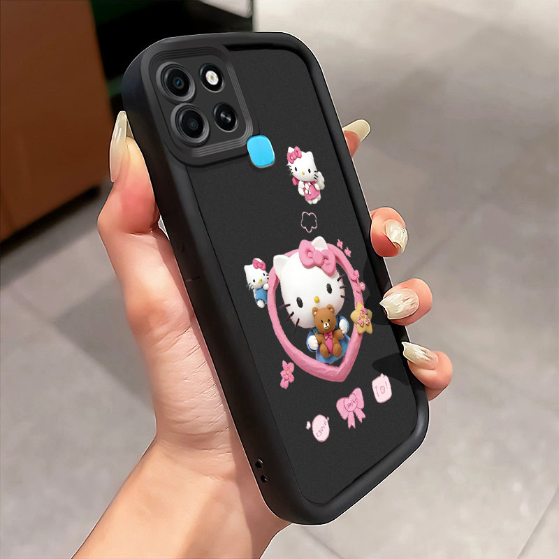 Casing Hp Infinix Smart 6 Infinix Smart 6 Plus Case Softcase pelindung Cesing silikon Kesing Kucing 