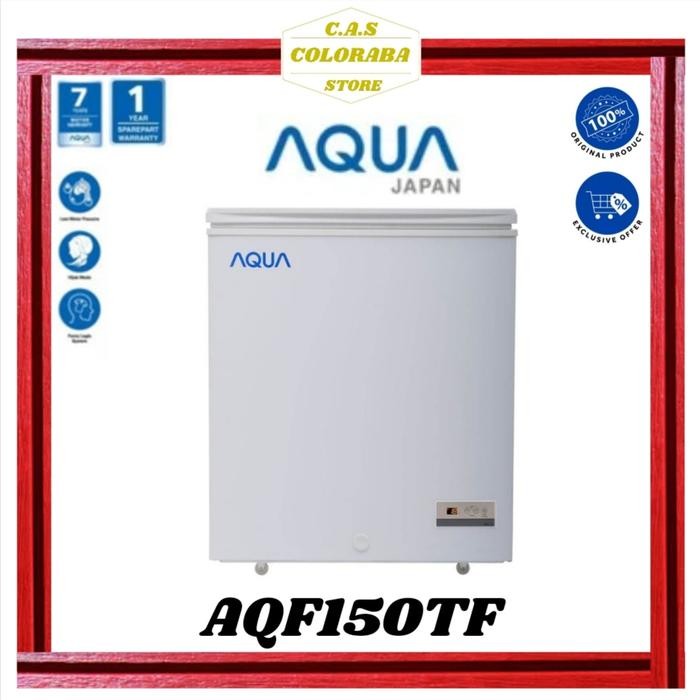 FREEZER AQUA AQF150TF FREEZER BOX AQF150 CHEST FREEZER AQUA 150TF Kode 312