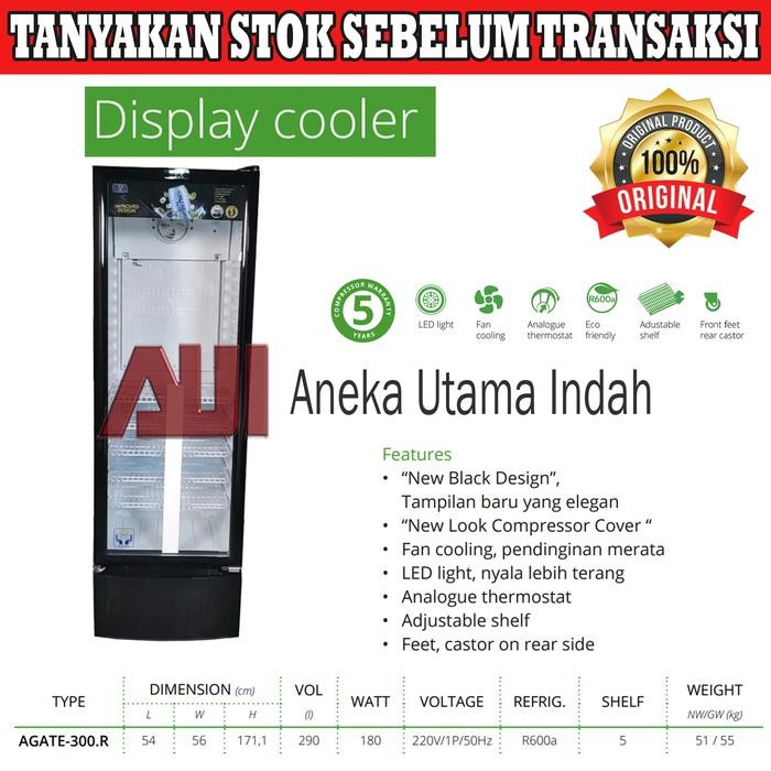 SHOWCASE DIAPLAY COOLER RSA AGATE-300 GAR Kode 389