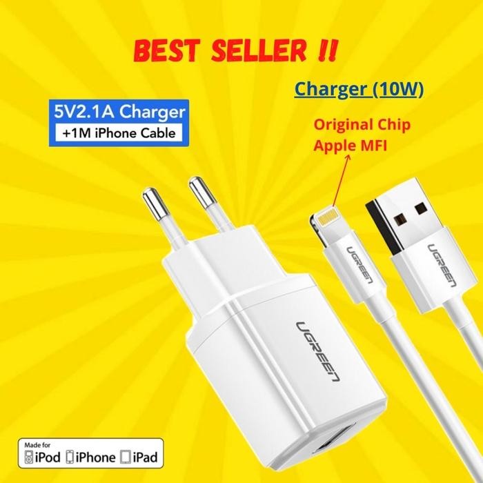 (Allthebest) charger iphone ugreen original kabel iphone ugreen pala charger iphone