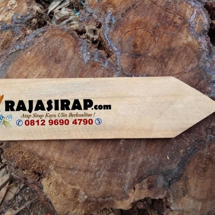 Atap Sirap kayu Ulin Runcing *