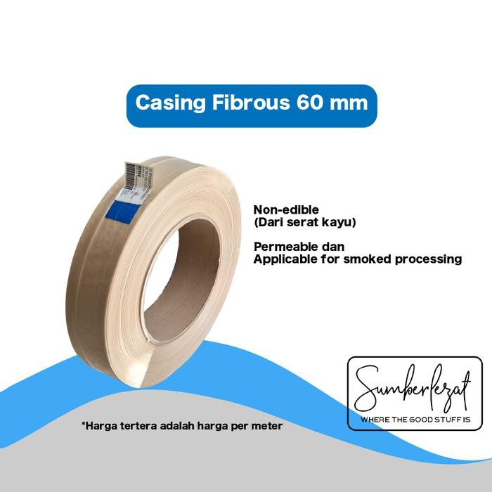 

New FIBROUS CASING untuk BEEF LYONER PASTRAMI dan MORTADELLA 60 MM