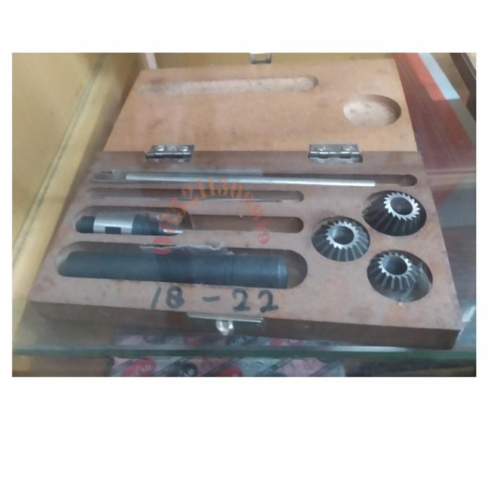 Alat Setting Klep Motor 18 - 22 Isi 3 Pcs Valve Seat - Face Cutter Set