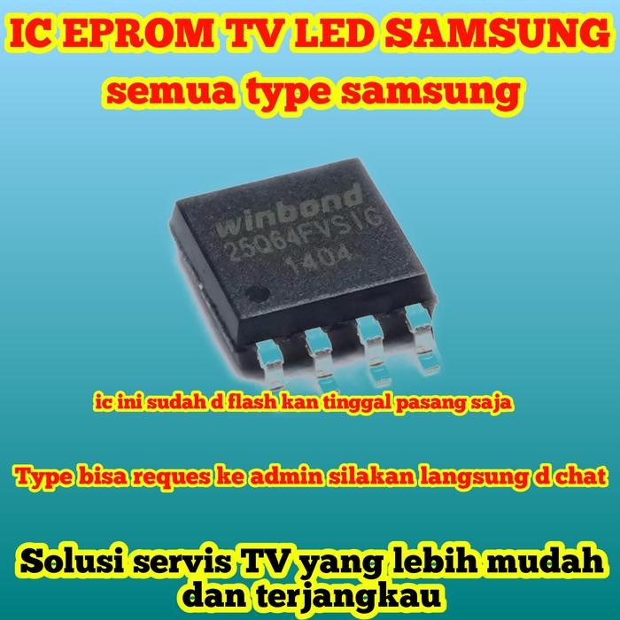ic eprom TV led led samsung siap pakai