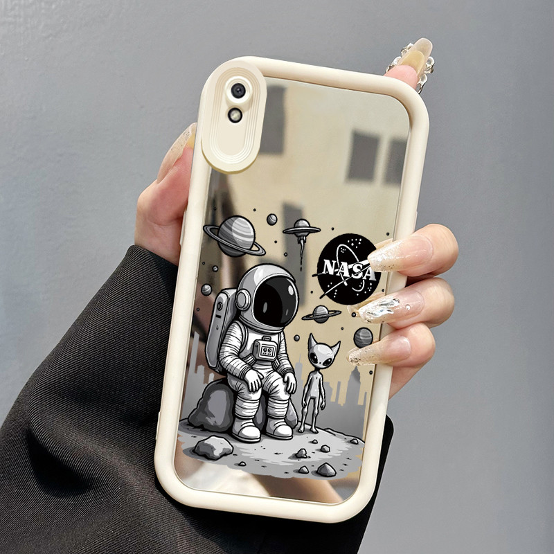 Casing Hp Xiaomi Redmi 9A Redmi 9i Redmi 9T Redmi 9 Power Case Casing Softcase astronot luar angkasa