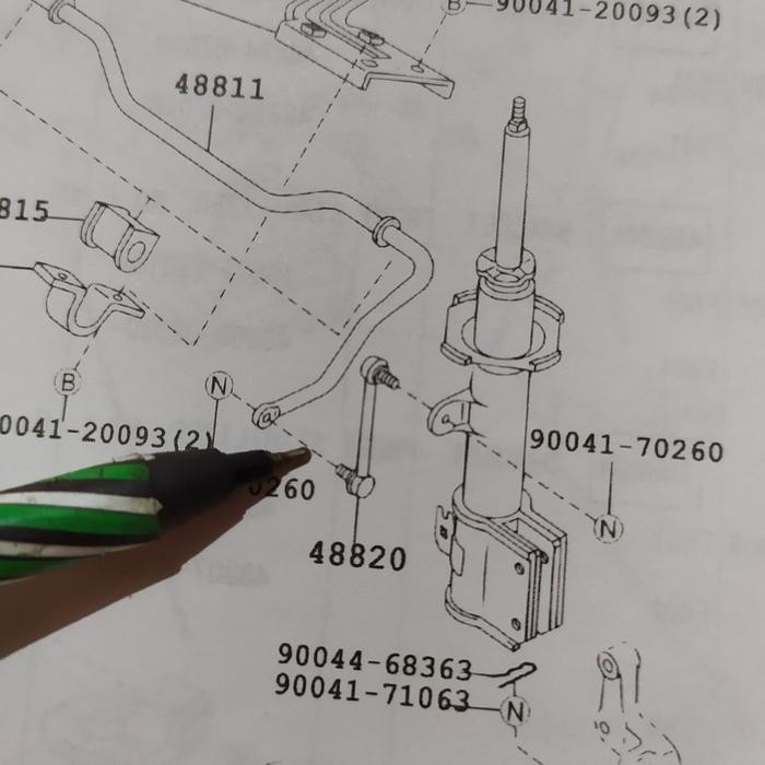 LINK STABILIZER AVANZA-XENIA ORIGINAL