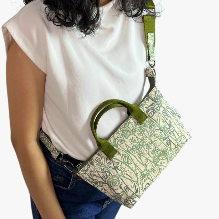 Sackai Small Crossbody - "The Intersection" green best seller