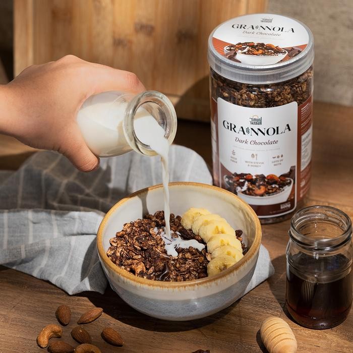 

Timur Tengah Grainnola Dark Chocolate 500 Gr Granola Coklat Timur Tengah Cokelat Camilan Sereal