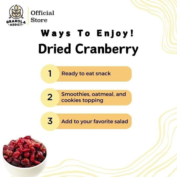 

Mix Dried Fruit (Raisin, Cranberry) 250G - Granola Addict Ingredients