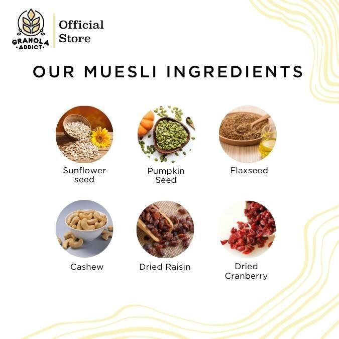 

Roasted Muesli Fruit & Seed 250G - By Granola Addict