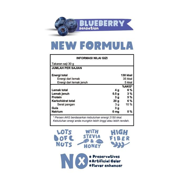 

Granola Blueberry Timur Tengah 500Gr Blueberry Granola Premium