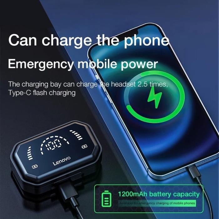 (Expert) THINKPLUS LENOVO LP3 PRO TWS BLUETOOTH HEADSET HEADPHONE EARPHONE -