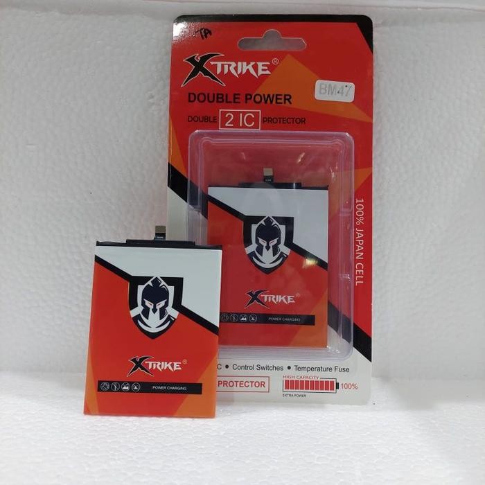 (Expert) BATRE REDMI 3/REDMI 4X BM47 XTRIKE DOUBLE POWER