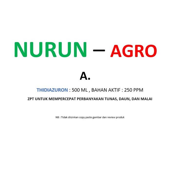 Hormon Thidiazuron TDZ Murni perbanyak tunas dan malai 500ml