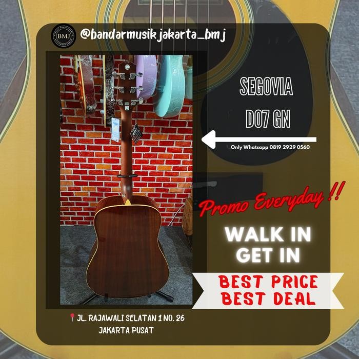 SEGOVIA ACOUSTIC GUITAR D-07GN