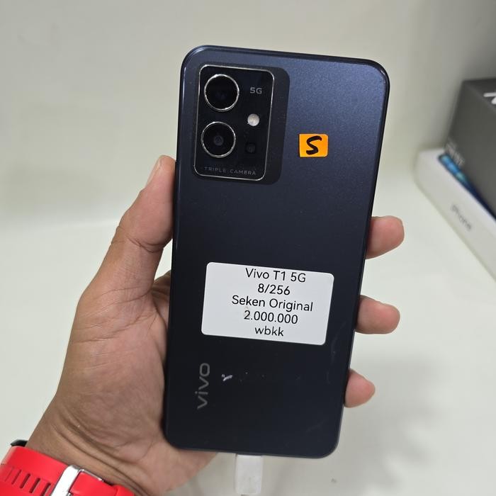 Vivo T1 5G nfc 8/256GB batang mulus second