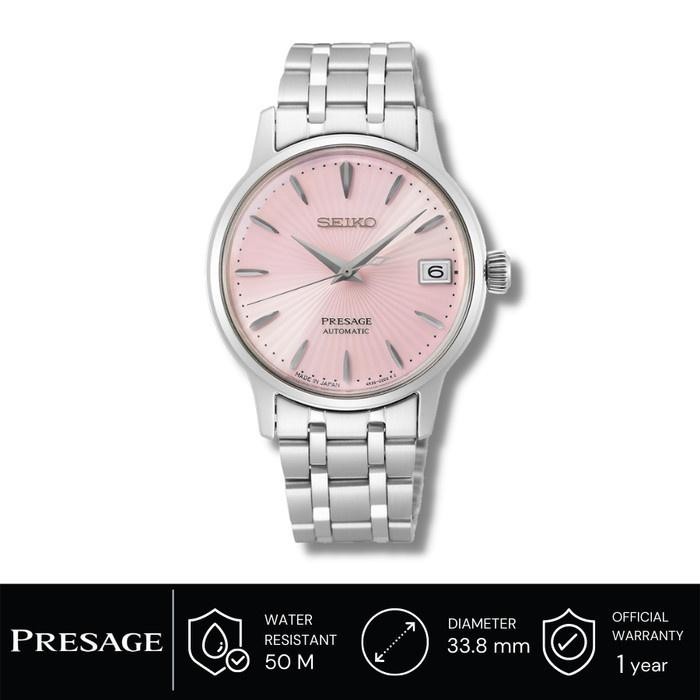 Jam Tangan Wanita Seiko Presage Cocktail Time Automatic Pink S839J1
