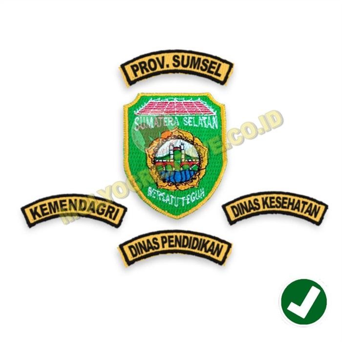 

Bed Bordir Logo Dinas - Bordir Pemprov Sumatera Selatan Lengkap PREMIUM