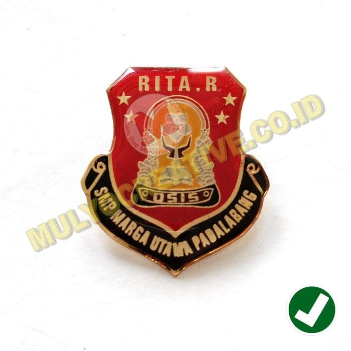

Pin Osis - Pin Nama Anggota Organisasi Osis Sekolah Warna Merah PREMIUM