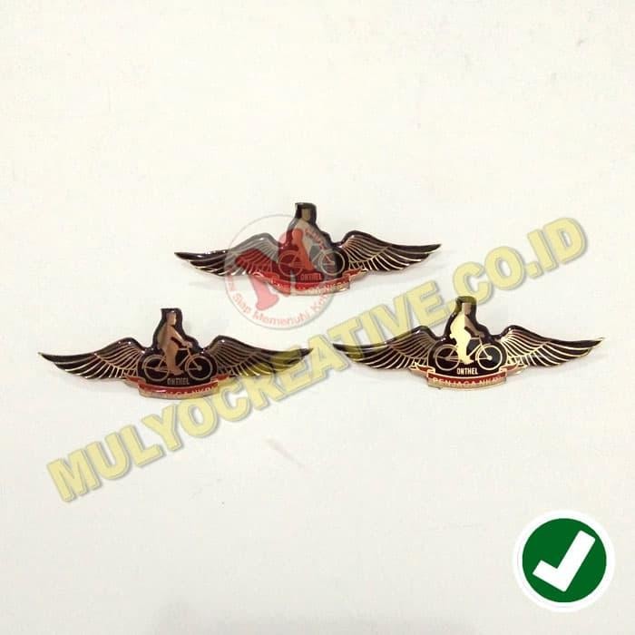 

Wing Komunitas Sepeda Onthel - Lencana Brevet Bahan Logam Kuningan PREMIUM