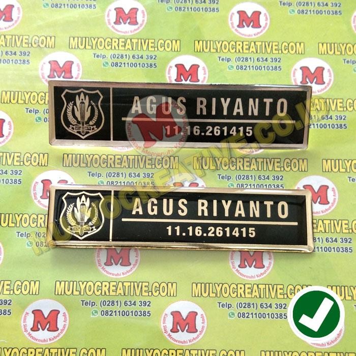 

Tanda Pengenal Karyawan - Name Tag Karyawan Magnet Murah PREMIUM