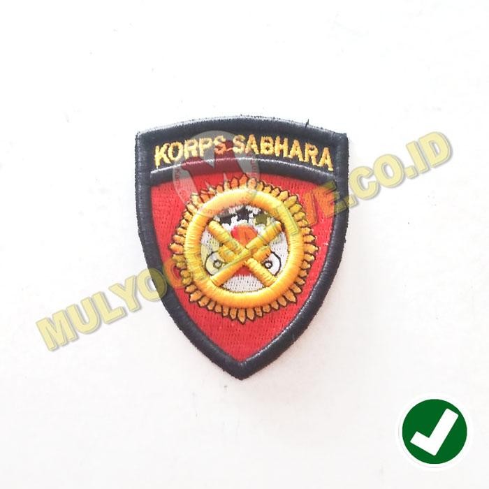 

Bordir Korps Sabhara Timbul Bed Bordir Logo Kops Sabhara Murah PREMIUM