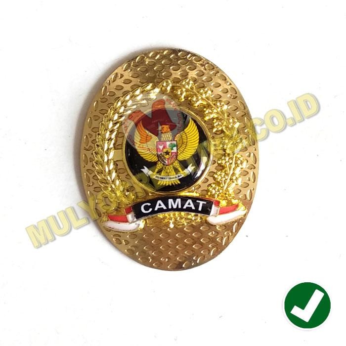 

Pin Bross Camat - Pin Logo Camat Padi Kapas Bentuk Oval PREMIUM
