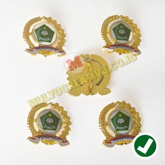 

Lencana Penghulu Padi Dan Kapas - Pin Padi Kapas Logo Kemenag PREMIUM