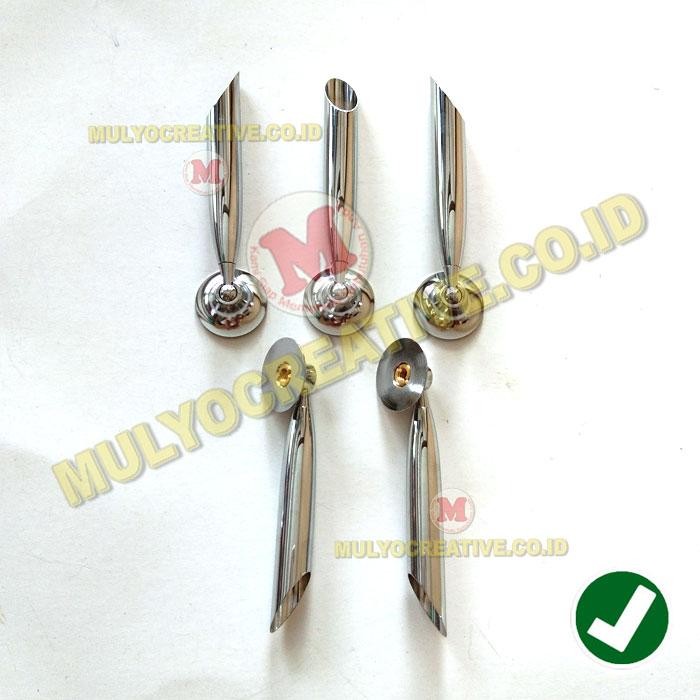

Socket Pen Silver - Pen Holder Tempat Pulpen Plakat Stainles Murah PREMIUM