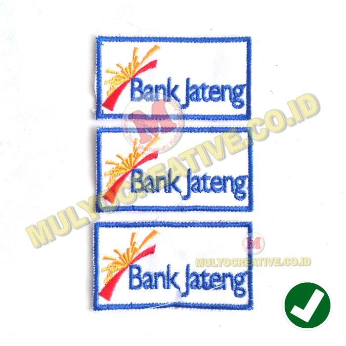 

Bet Bordir Logo Bank Jateng Badge Patch Bank Jateng Atribut Seragam PREMIUM