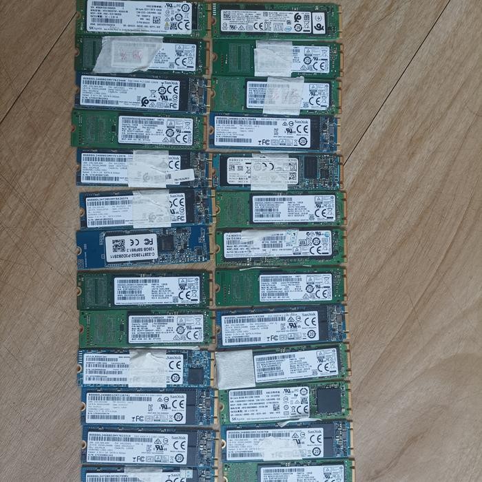 Ssd m.2 nvme 128gb 256gb normal health bagus masih ready