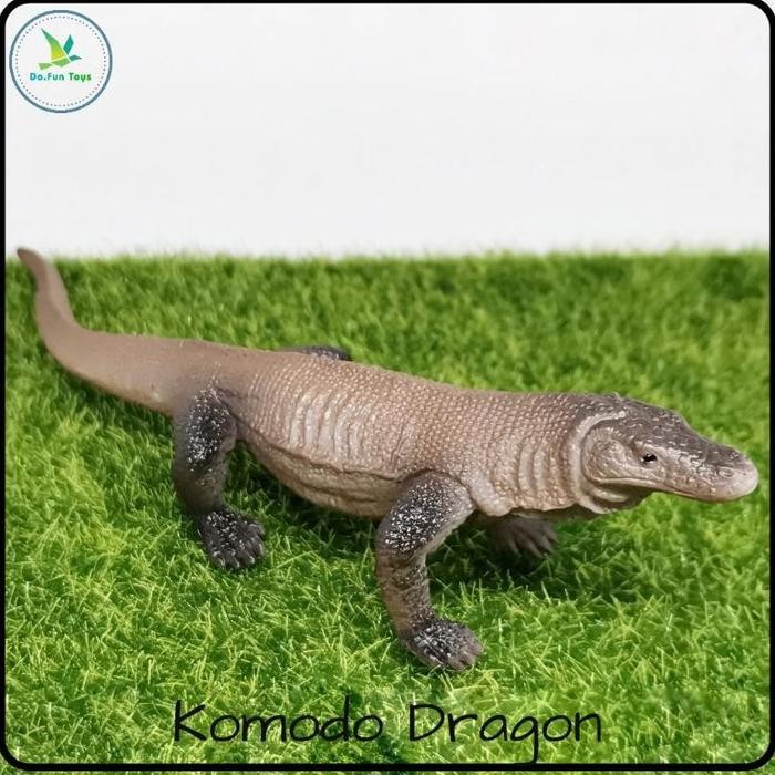 Animal Figurine KOMODO DRAGON / Mainan Miniatur Binatang Komodo Terlaris