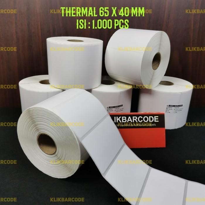 

Label Thermal 65 X 40 Poli Rumah Sakit Puskesmas Etiket 65X40 Mm Termurah Bagus