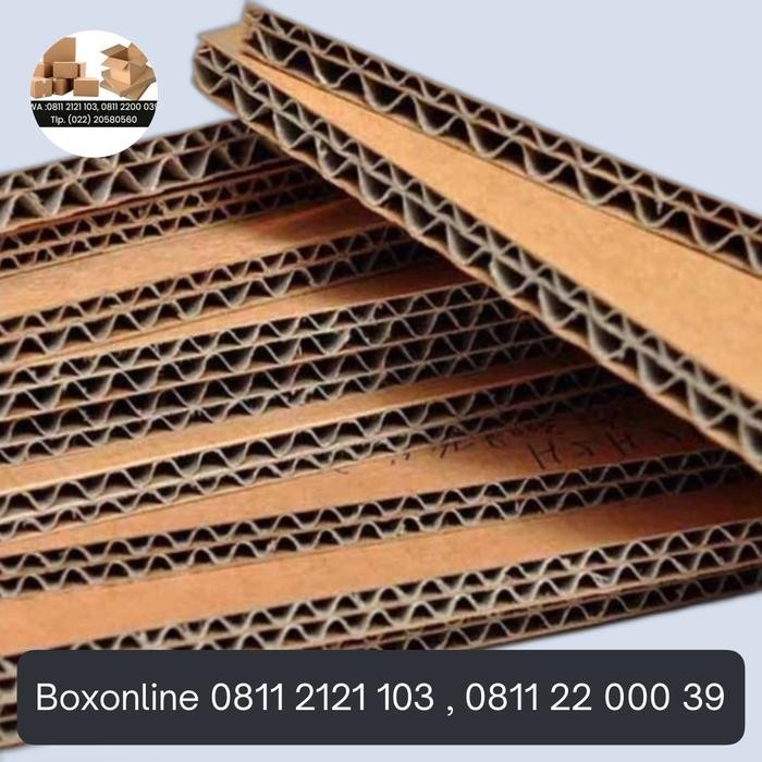 

240X120 Cm Double Wall Kraft Karton Lembaran Bflute Corrugated Packing