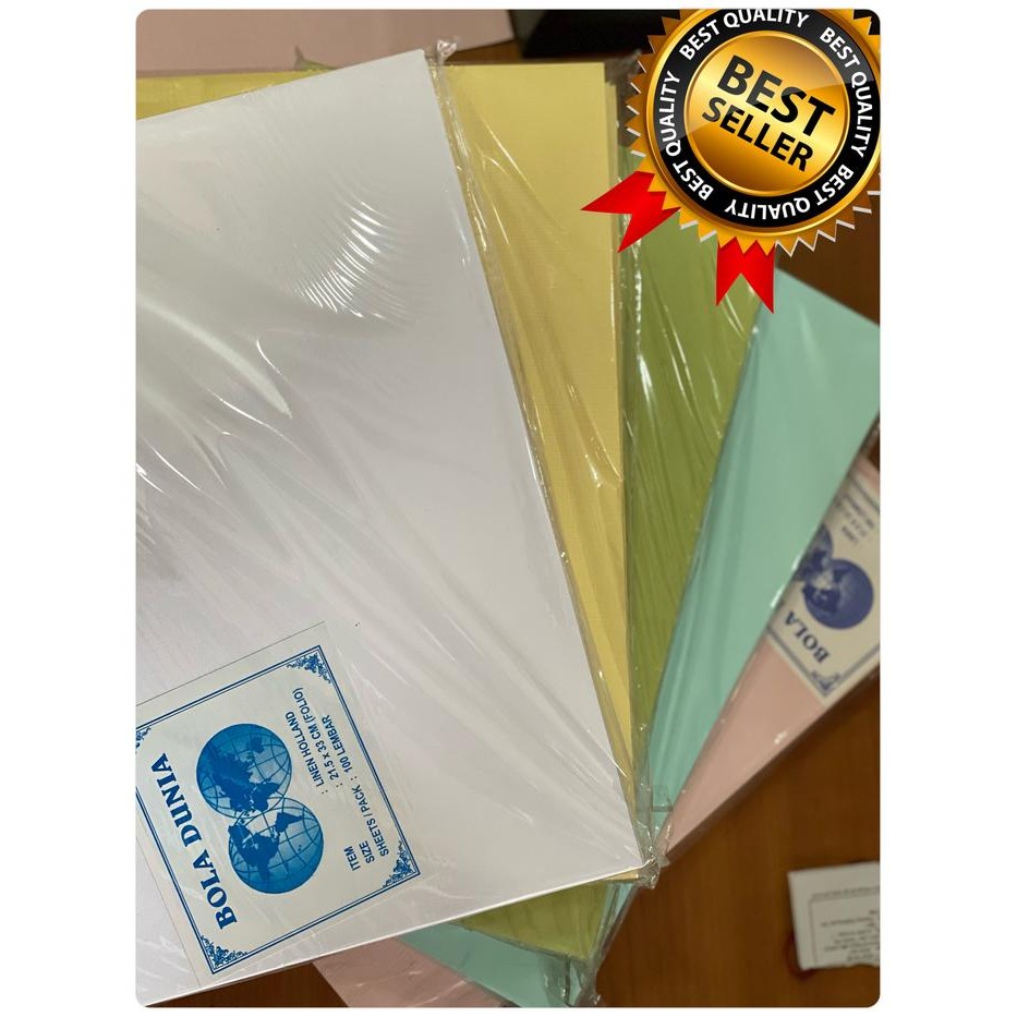 

Kertas Print Piagam/Sertifikat Linen Putih F4/A4 (Isi 100 Pcs)