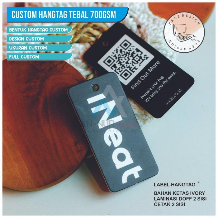 

Cetak Hangtag Custom Hang Tag Tebal 700Gsm Produk Hangtag Distro