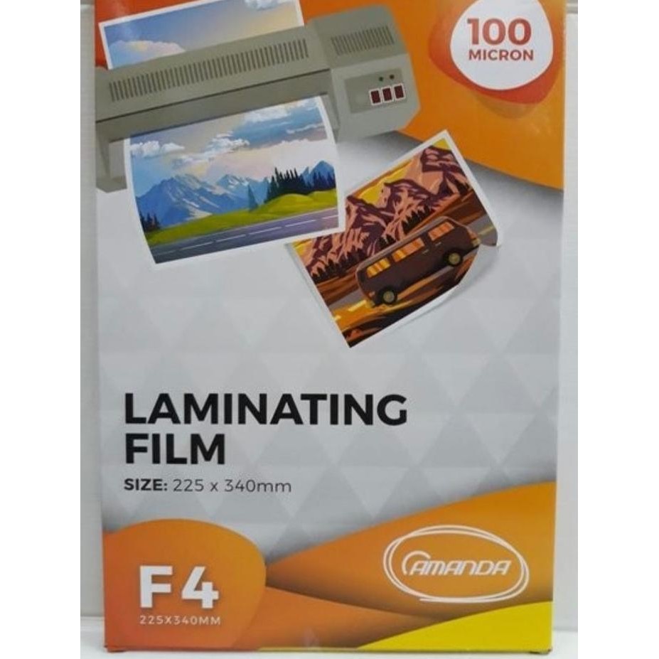 

Laminating Amanda F4 Isi 100 Lembar / Plastik Laminating F4