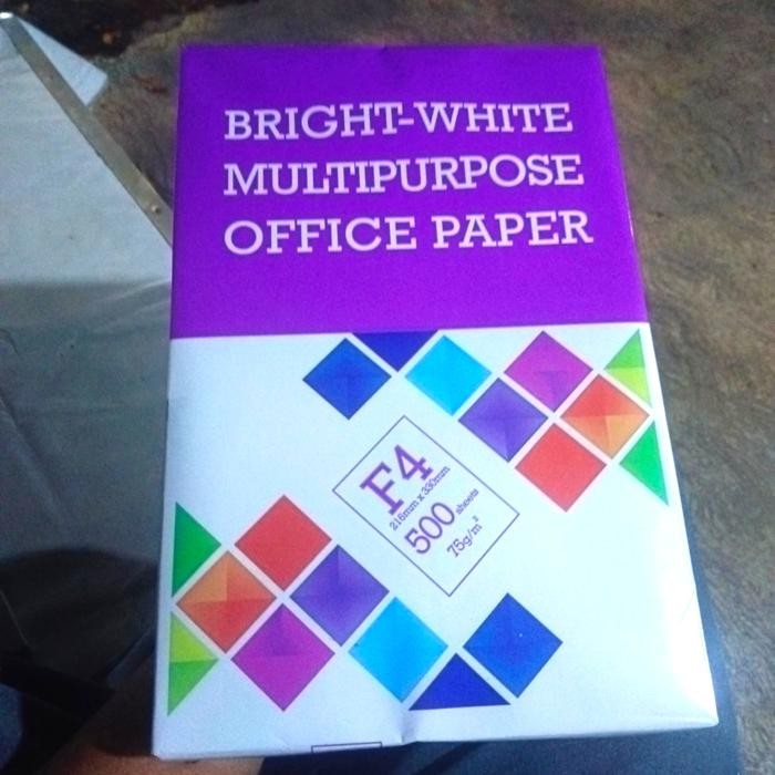 

Kertas Hvs F4 Folio 75Gram Bmo / Kertas Print, Fotocopy Murah