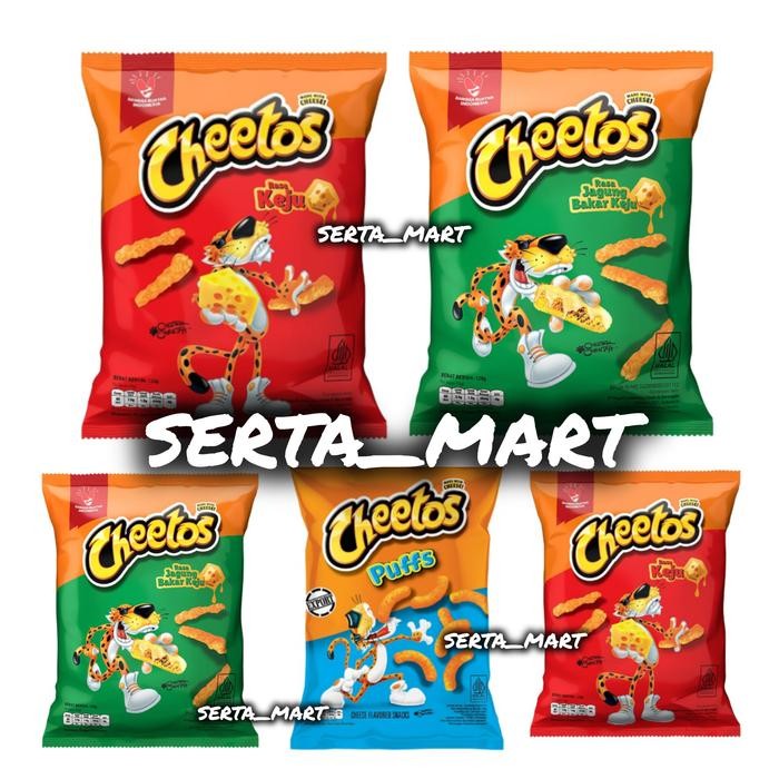 

Ready Cheetos Makanan Ringan Rasa Keju / Jagung Bakar 50Gr / 120Gr - Cheetos