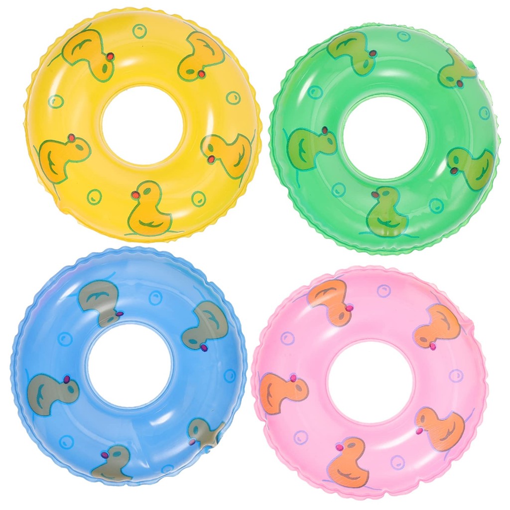 1 pcs Mini Swim Ring Mini House Swim Ring Swimming Swim Ring Plaything Miniatures Kid Toy Photo
