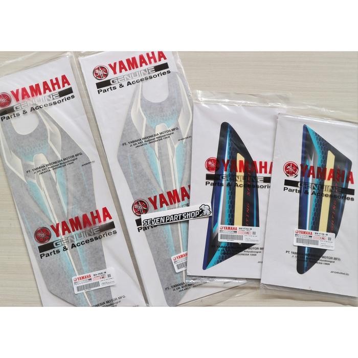 [Expert] Striping Sticker Biru SET 2007 Original Yamaha RXKING RX KING