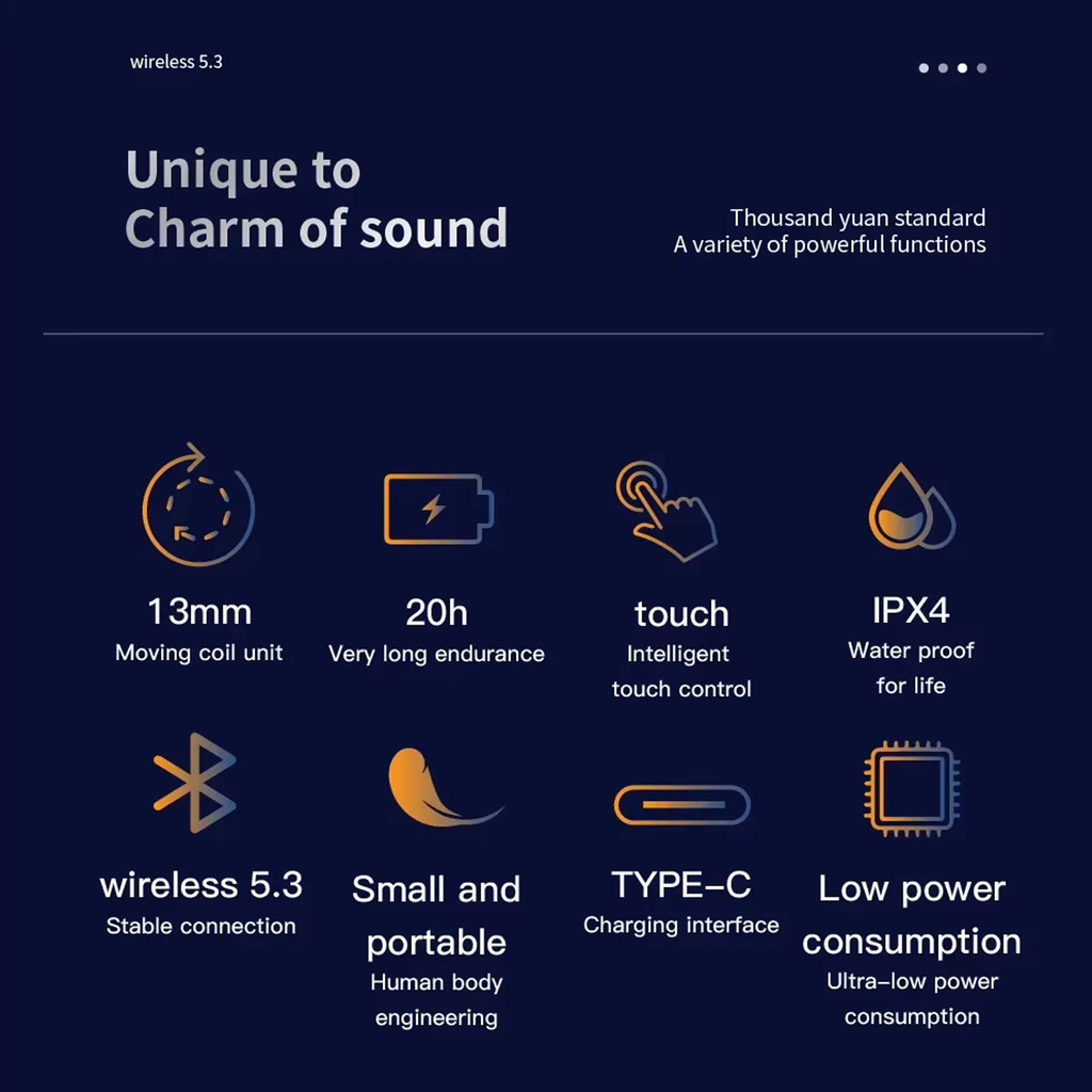 Original Bose&Og New Air 7 Bluetooth Earphones Tws Touch Control Hifi Wireless Headphone Waterproof