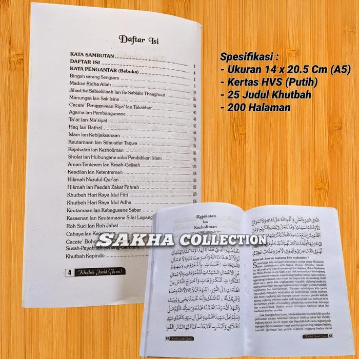 [Expert] BUKU KHUTBAH-HARI RAYA IDUL FITRI & IDUL ADHA BAHASA/BOSO JAWI JAWA