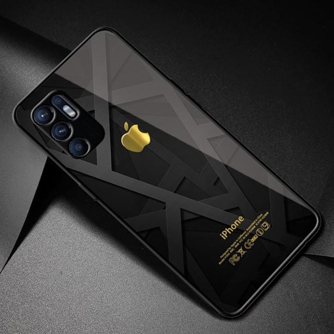 (Expert) Oppo Reno 6 4G - Reno 6 5G #12G - Premium Hard Glass Case + Camera