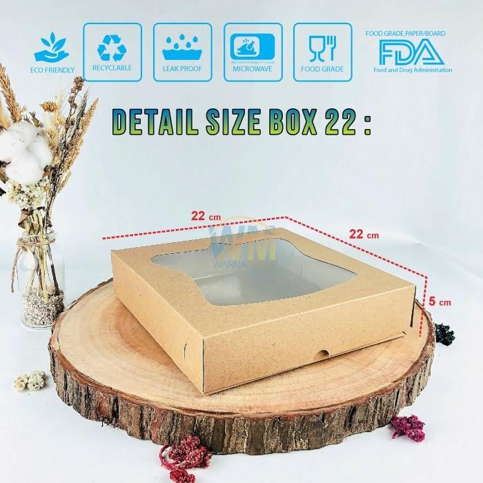 (Expert) Dus Brownies 18x18x5 / Dus Brownies 20x20x5 / Dus Brownies 22x22x5