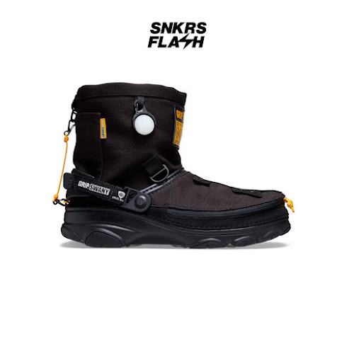 CROCS Classic All Terrain Clog Grip Swany Atmos Black Sandal Pria - 208017001 - Size 43-44