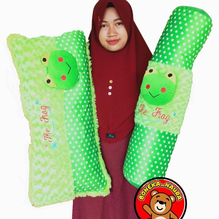 Set Bantal guling keropi jumbo besar